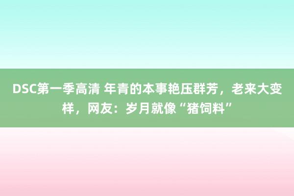 DSC第一季高清 年青的本事艳压群芳，老来大变样，网友：岁月就像“猪饲料”