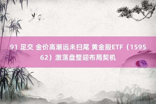 91 足交 金价高潮远未扫尾 黄金股ETF（159562）激荡盘整迎布局契机