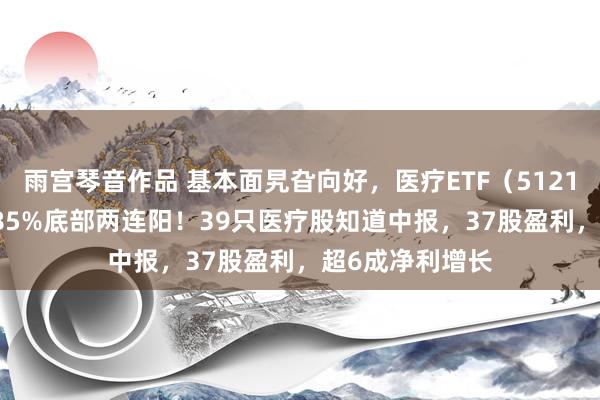 雨宫琴音作品 基本面旯旮向好，医疗ETF（512170）放量涨1.85%底部两连阳！39只医疗股知道中报，37股盈利，超6成净利增长