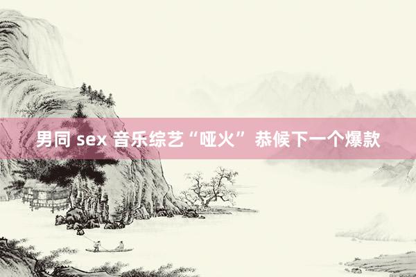 男同 sex 音乐综艺“哑火” 恭候下一个爆款